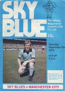 Coventry City v Manchester City 1974/75